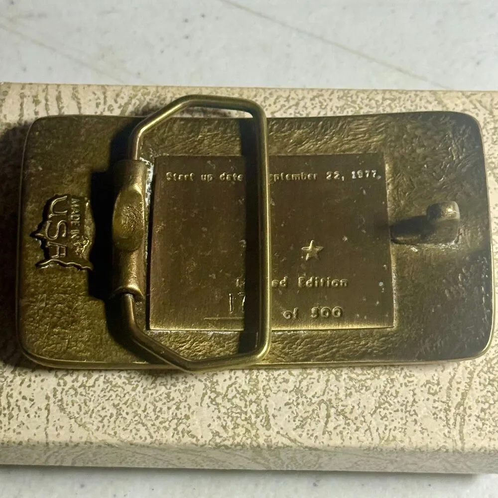 1977 Bear Creek Uranium Limited Edition Belt Buckle 173/900 Made In USA